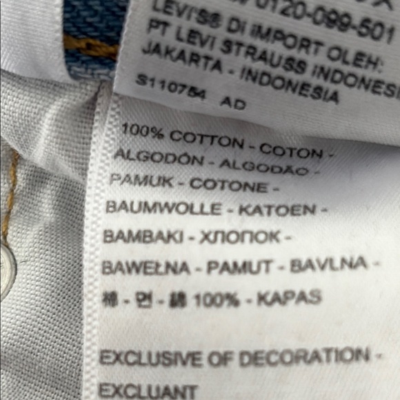 Levi’s | 501 Light Blue Ripped distressed denim Jean Shorts - Picture 9 of 10